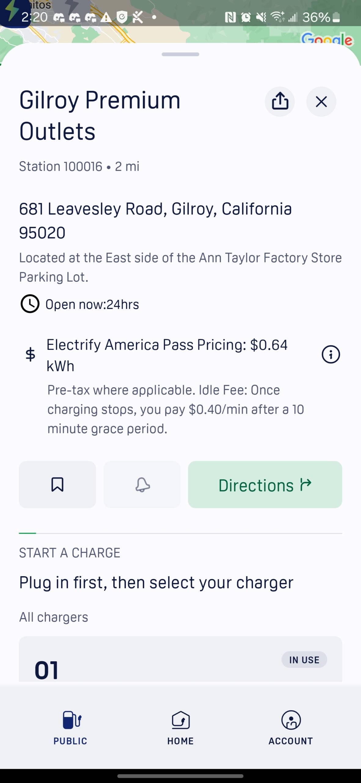 Electrify America Gilroy price ea gilroy price
